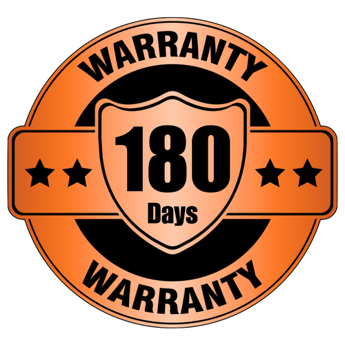 180-Days Warranty